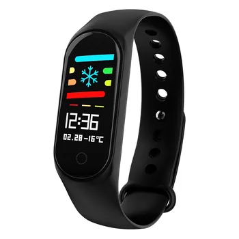 

M3S Smart Bracelet Color-screen IP67 Fitness Tracker blood pressure Heart Rate Monitor Smart band For Android IOS phone