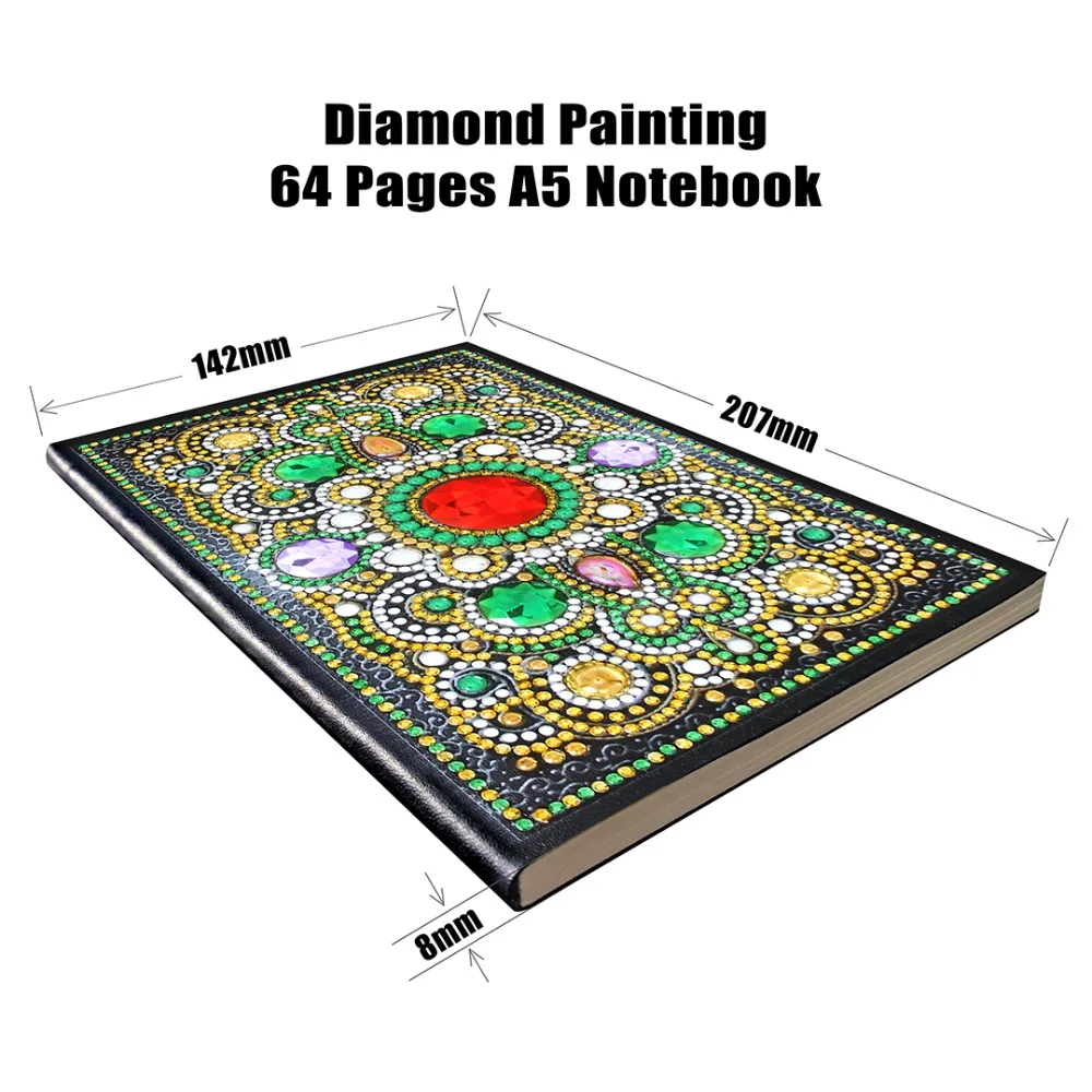 YOGOTOP Special Shaped 5d Diamond Painting New Arrivals Notebook Diamond Embroidery 64 Pages A5 Diary Book Mosaic Pictures Gift