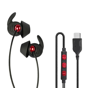 

Subwoofer Stereo Earphones with Microphone In-Ear Bass Subwoof Wired Game Headphones for Xiomi Sunsumg Huawei Laptop