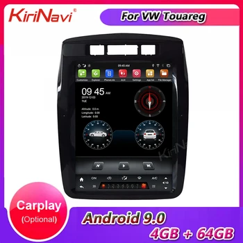 

KiriNavi Vertical Screen Tesla Style 10.4" 1 Din Android 9.0 Car Radio Dvd For VW Touareg GPS Navigation Multimedia 2010-2015
