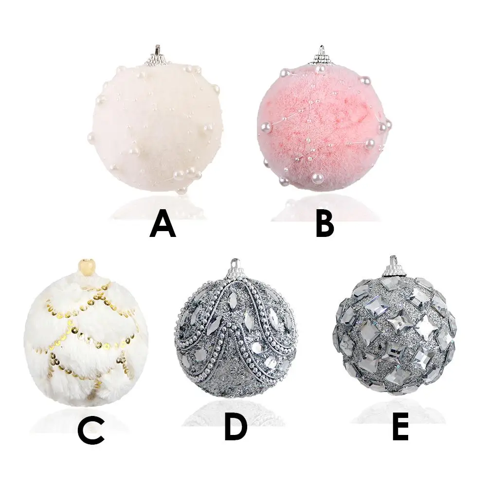 

1pc Christmas Foam Ball Christmas Tree Ornament Hanging Ball Pendant Xmas Party Hanging Ball For Christmas Decoration