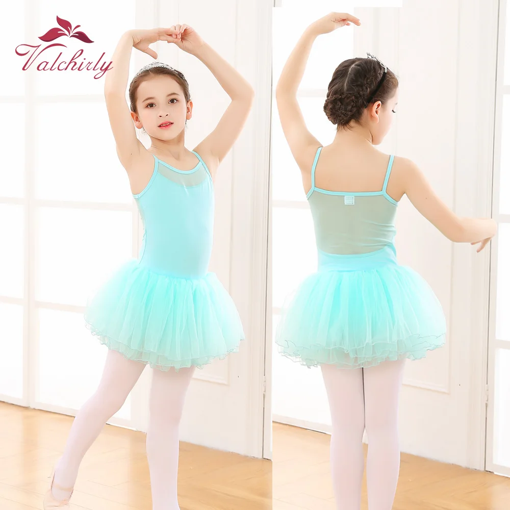 

Camisole Ballet Tutu Dress Girls Dance Clothing Kids Princess Soft Nylon Skirt Bodysuit Gymnastics Mesh Leotards Costumes