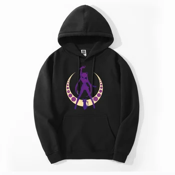 

Salior Moon Hoodie Sweatshirts Fleece Hoodies Autumn Winter Hooded Streetwear Japan Anime Sportswear Harajuku Hip Hop Pullover