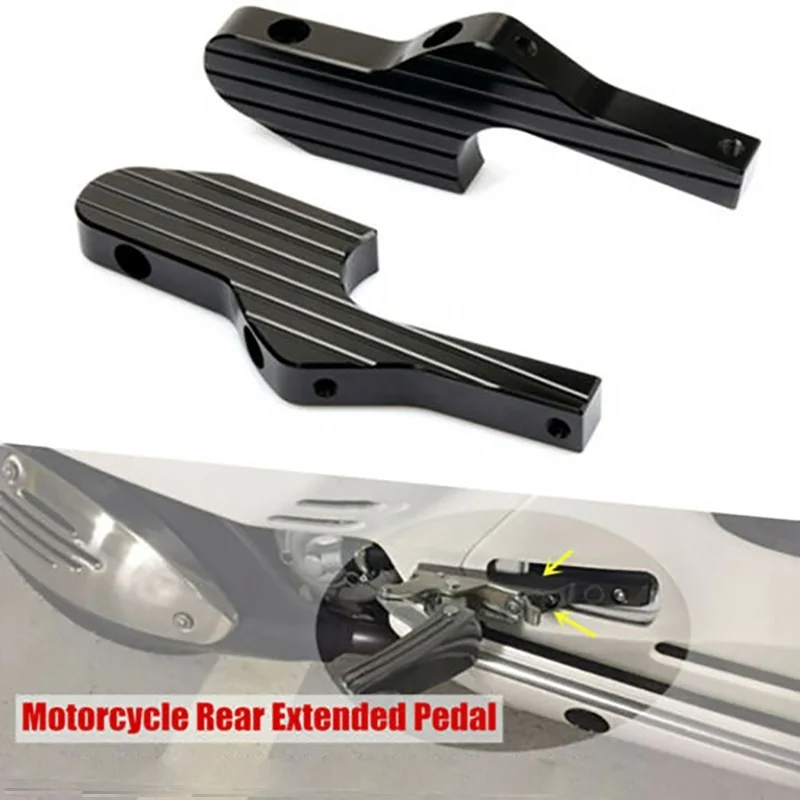 Motorcycle Passenger Foot Peg Extensions Extended Footpegs for Vespa GT