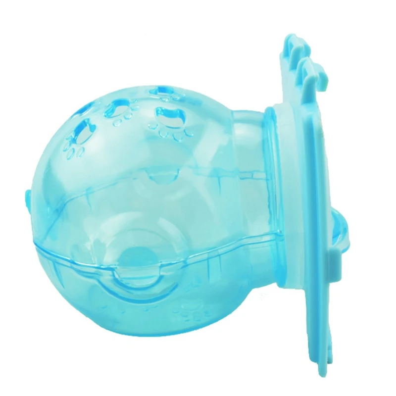 Bird bath basin transparent hamster external bathroom pipe cage shower bath tub plastic small pet sandbox