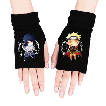 

Anime Fingerless Gloves Demon Slayer Naruto Fairy Tail Tokyo Ghoul Attack On Titans Knitting Wrist Gloves