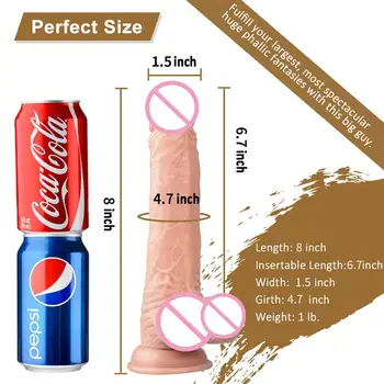 PHANXY Wireless Remote Vibrator Big Dildo Anal Sex Toys For Woman Masturbator Suction Penis Huge Dildo Realistic Sex Toy For Men 5