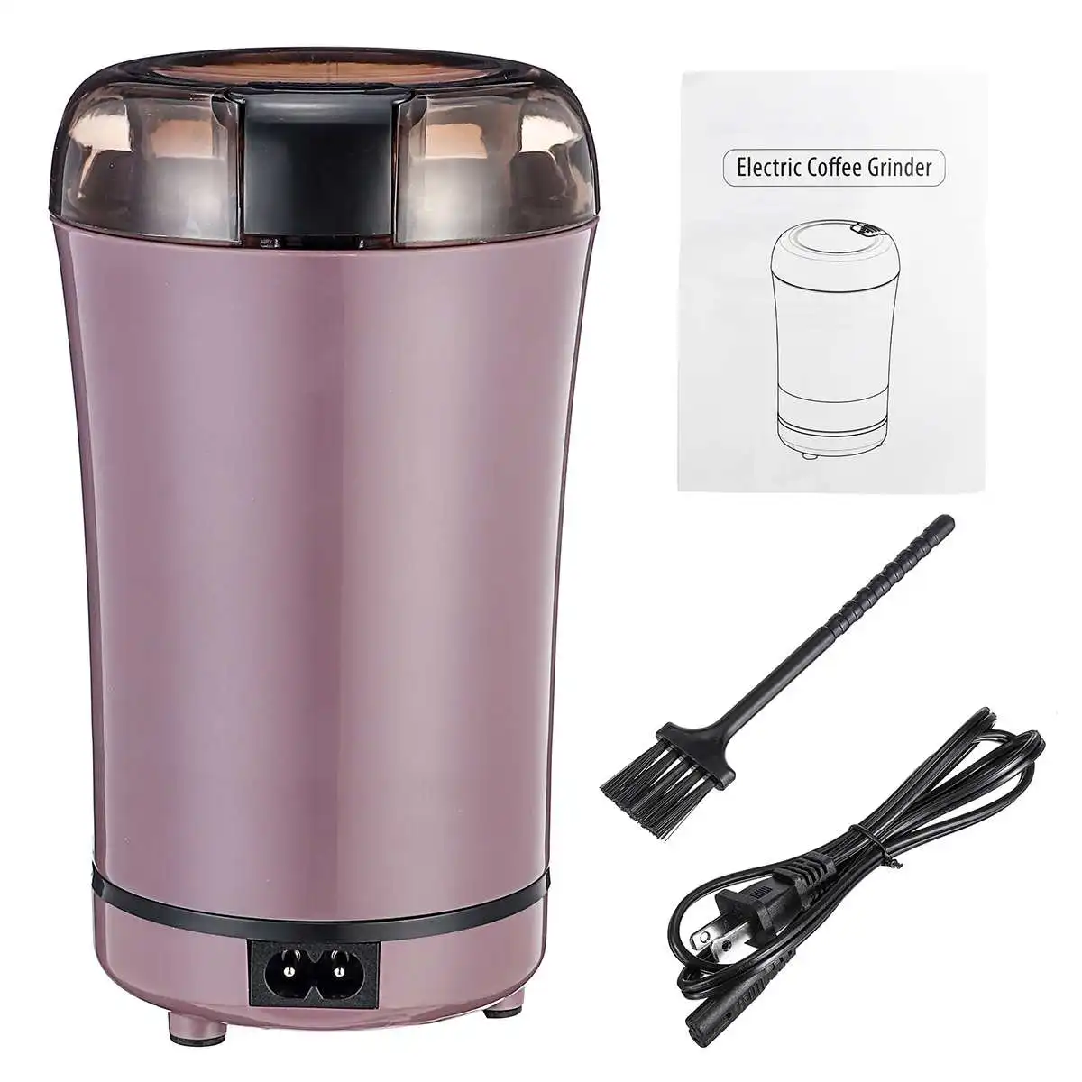 

400W Electric Coffee Grinder Espresso Mill Kitchen Salt Pepper Grinder Beans Spices Nuts Seed Coffee Grinding Crocus Machine
