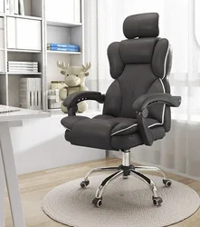 Shaye – chaise de bureau à dossier haut en tissu, chaise de bureau pour ordinateur, hauteur réglable avec accoudoir mobile, chaise de jeu pour chambre 