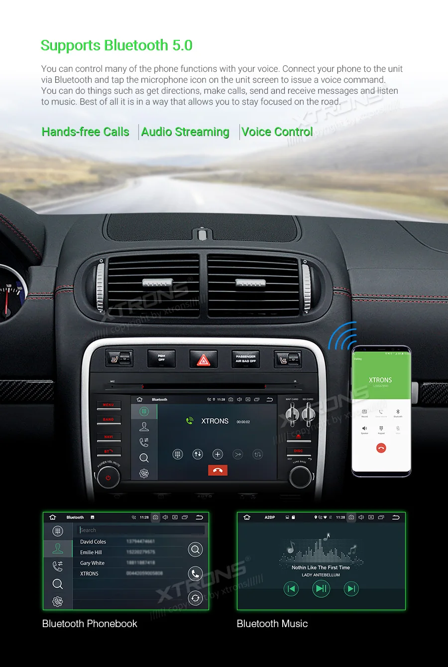 XTRONS Android 9,0 PX5 Восьмиядерный 7 ''автомобильный dvd-плеер радио gps DVR OBD TPMS DVR для Porsche Cayenne S GTS турбо дизель 2003-2010