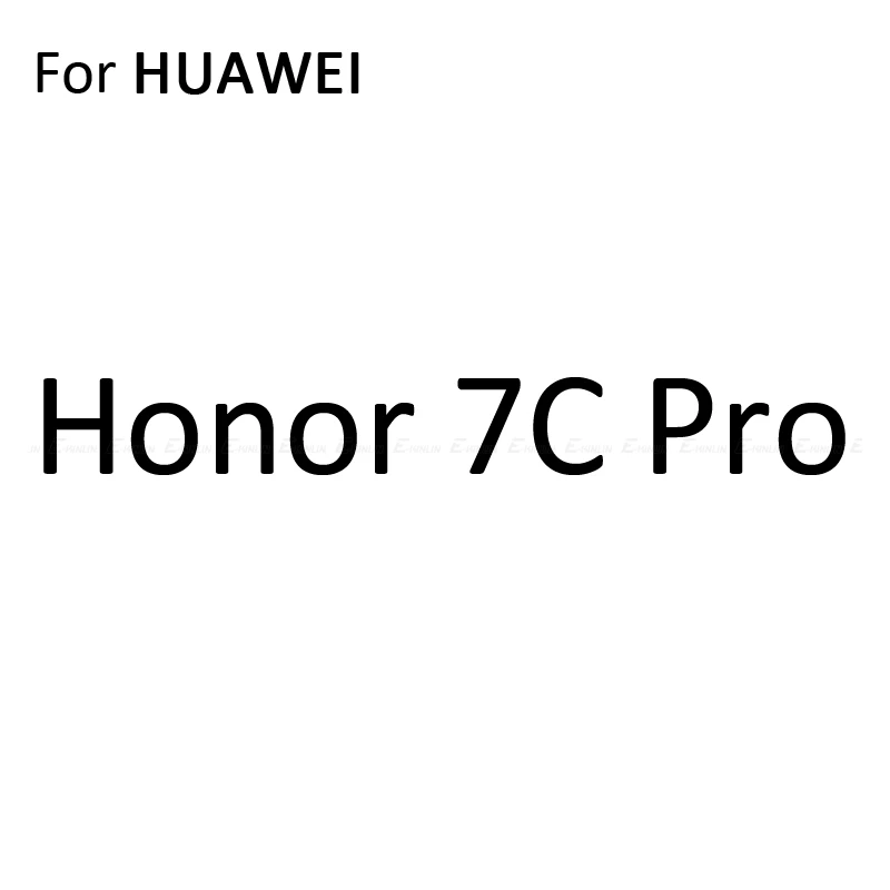 20D полное покрытие стекла для huawei Honor 7C 7A 8S 8A 8X 9X Pro Премиум Защитная пленка из закаленного стекла - Цвет: For Honor 7C Pro