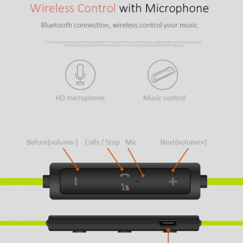 Беспроводные Bluetooth наушники с крючком шумоподавлением Auriculares fone de ouvido sem fio для Xiaomi