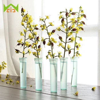 

WCIC 2.8'' 25Pcs Floral Water Tube Fresh Flower Rose Pick Wedding Party Gift With Cap