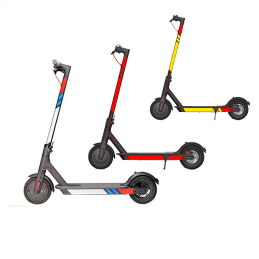 20 Цвета Светоотражающие украшеющие наклейки для Xiaomi Mijia M365 электрический скутер аксессуары для скейтборда, для безопасности в ночное время, Предупреждение