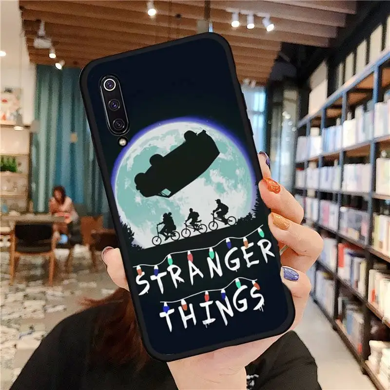 cases for xiaomi blue STRANGER THING Phone Case For Xiaomi Redmi 4x 5 plus 6A 7 7A 8 mi8 8lite 9 note 4 5 7 8 pro xiaomi leather case cosmos blue