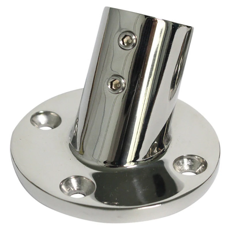 2x Stainless Steel Boat Hand Rail 60 Degree After Stanchion Pipe 7//8/" or 1/"