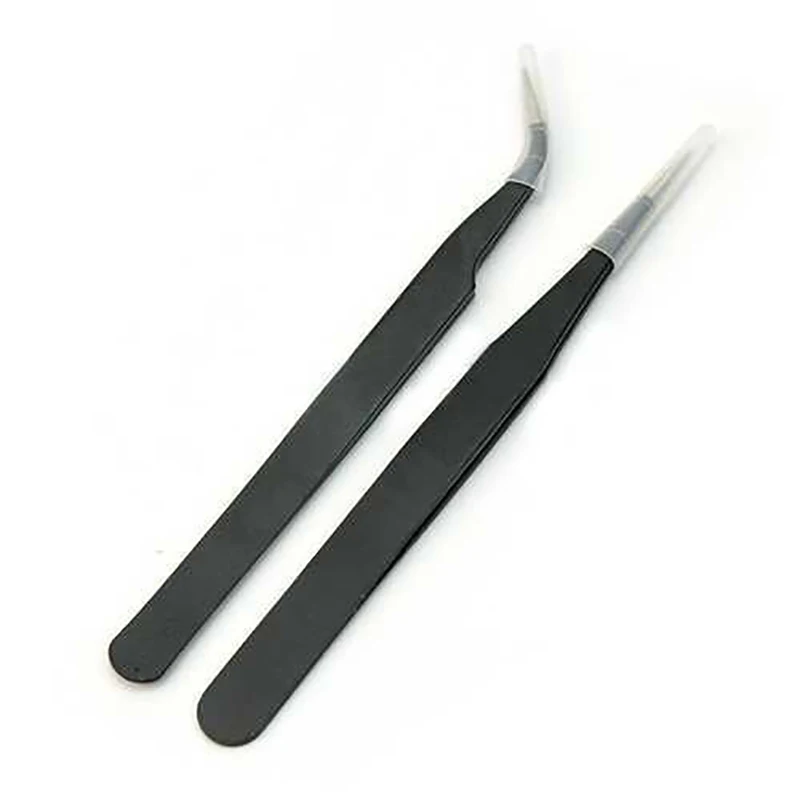 Jewelry Tools Stainless Steel Tweezers Chips Removal Tool Soldering Tweezer For DIY Bracelet Earring Jewelry Tool 1/2pcs jewelry tools