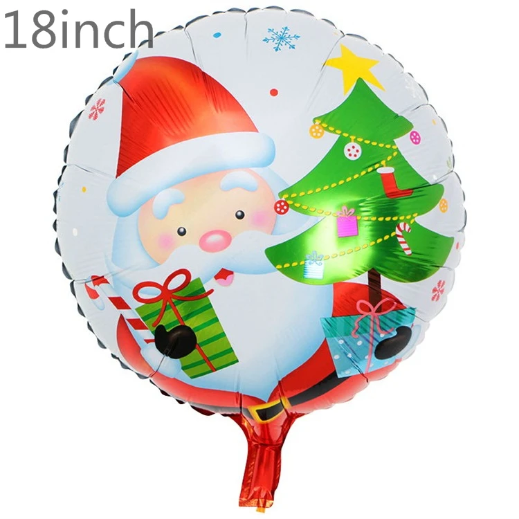 Мини шары для рождественской вечеринки Санта Клаус фольгированный баллон из гелий глобс рождественские шарики с колокольчиками Рождественские шары Декор рождественские принадлежности
