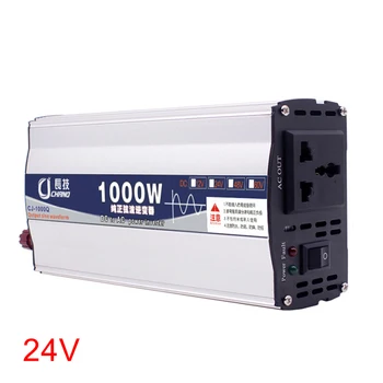 

600W 1000W Home Use Portable Pure Sine Wave Supply Practical 12V 24V To 220V Power Inverter Car Adapter Transformer Converter