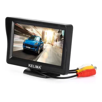 

Car Monitor 4.3 inch AV Interface Reversing Backup Display Two Input 12-24V