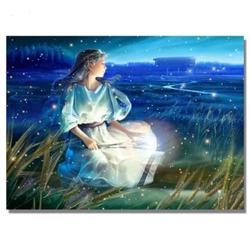 

Full square/round Diamond Embroidery 12 Constellations Virgo Diamond Painting round Cross Stitch 5D Home Decor Rhinestone JS5610