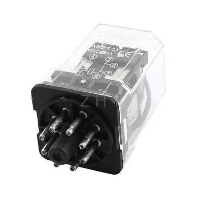 

JTX-2C DC12V 7.5A AC250V 10A DC30V Coil General Purpose Relay 8 Pins DPDT