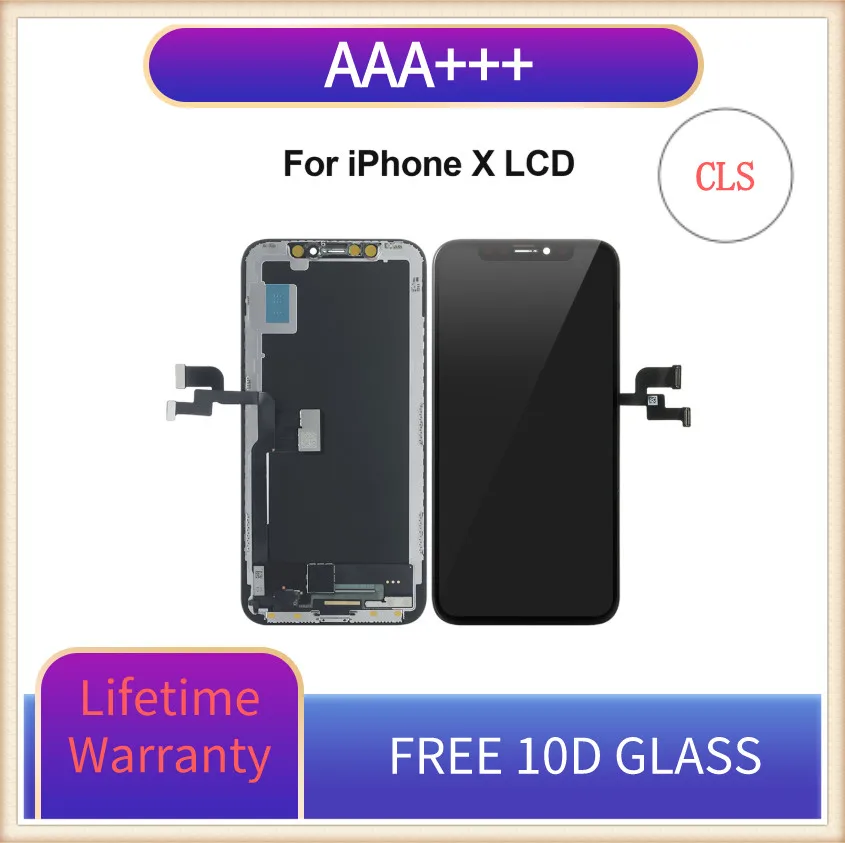 Сменный сенсорный экран с дигитайзером в сборе ЖК-дисплей для iPhone X XR XS 11 PRO MAX 10 шт.