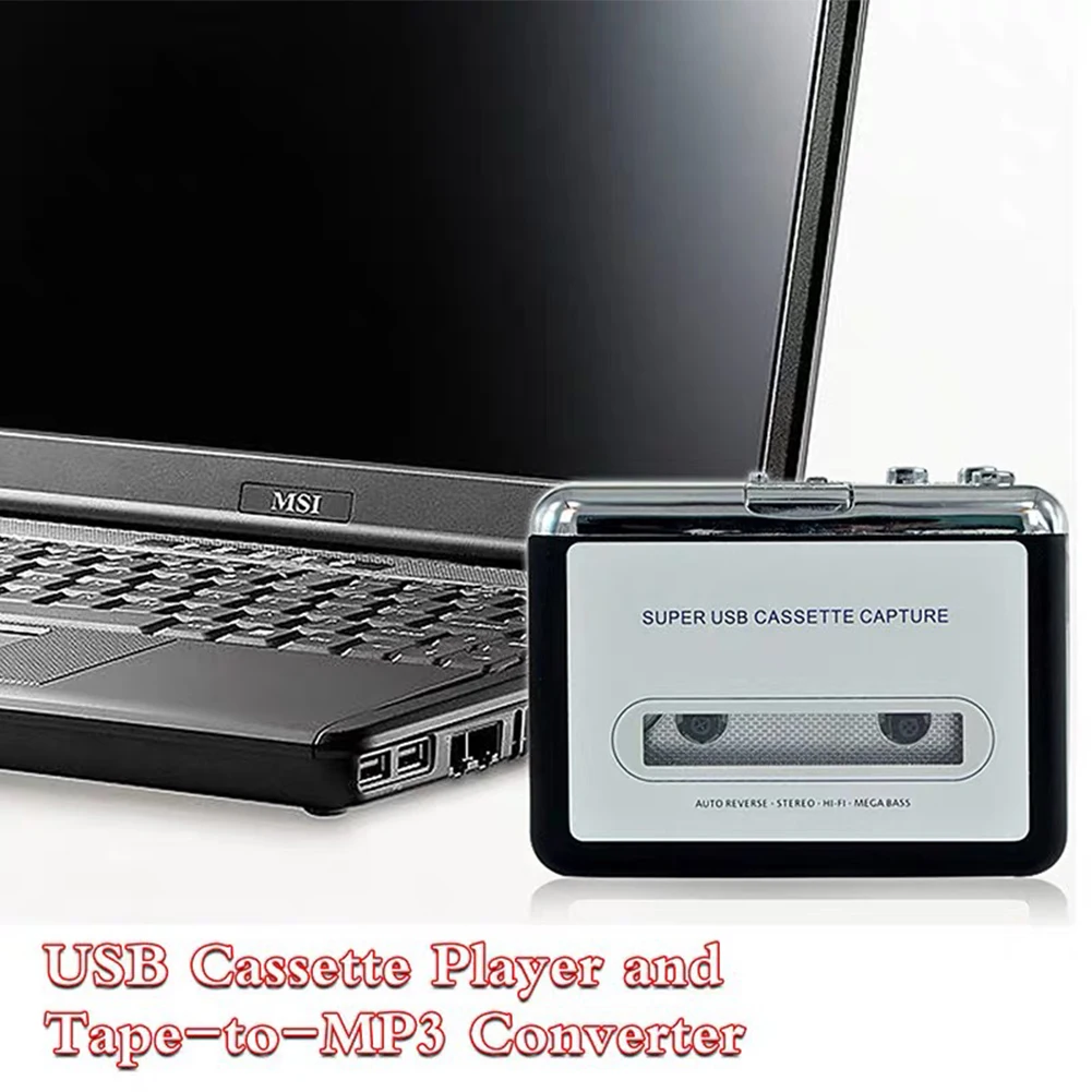 Мини USB Кассетная лента для MP3 IPod CD конвертер Захват аудио музыкальный плеер