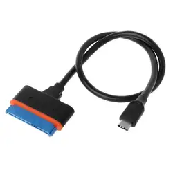 USB 3,1 Тип C Sata адаптер для жесткого диска кабель HDD SSD USB конвертер провода Core для 2,5 дюйм(ов) ноутбук