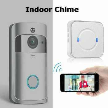 

WiFi Smart Wireless Door Bell Camera Video Indoor of Chime Doorbell Ring high quality Door Hardware
