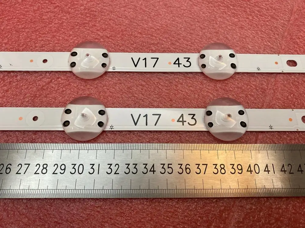 New 10 PCS/lot 10LED LED backlight strip for LG TV 43UJ670V 43LV340C-UB 43LJ610V 43 V17 ART3 2867 agf78709801 43uj6525 43uj6565
