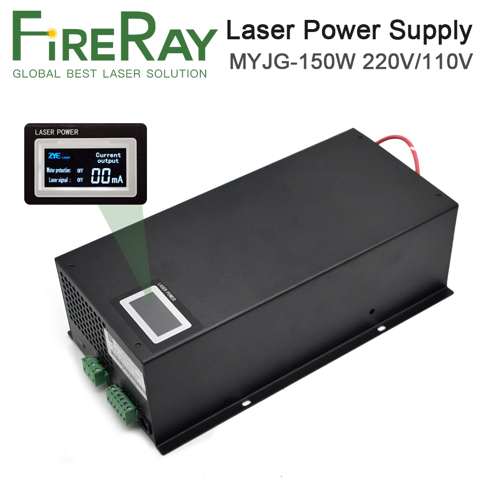Alimentatore Laser CO2 MYJG – 40-180W, Per Incisione E Taglio, Cloudray, Personalizzato