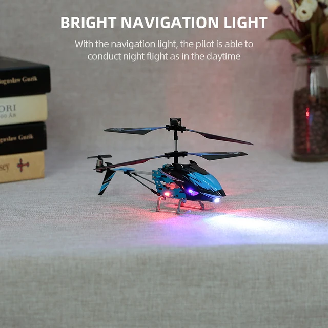 Wltoys XK S929-A RC Helicopter 2.4G 3.5CH with Led Light RC Helicopter Indoor Toys for Beginner Kids Children Blue Red Green 5