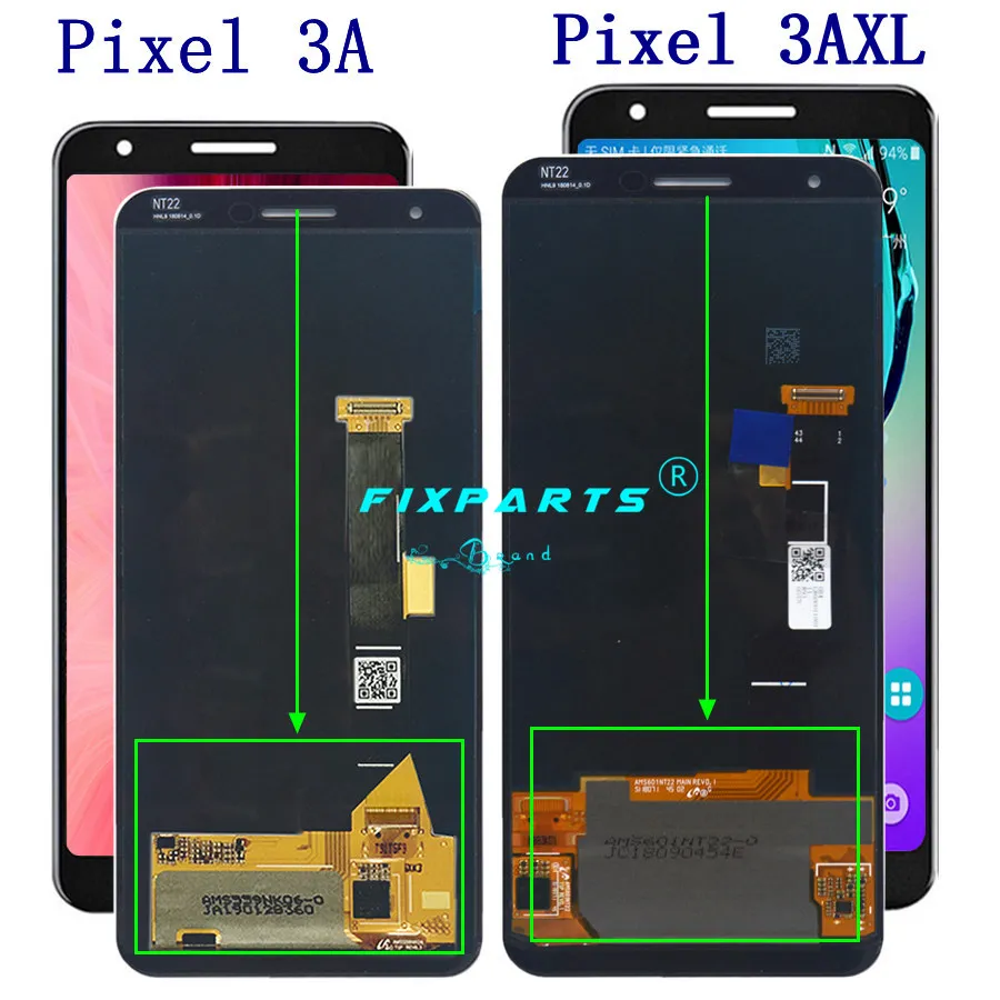 Google Pixel 3 3XL 3A 3AXL LCD Display Touch Screen Digitizer