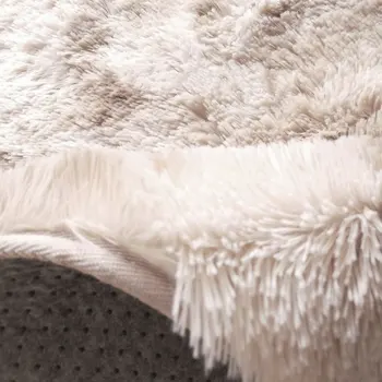 

Fluffy Rugs Polyester Fiber Sofa Carpet Floor Area Rug 160x200cm Tie-Dyed Multicolored Home Living Room Bedroom Mat Decoration