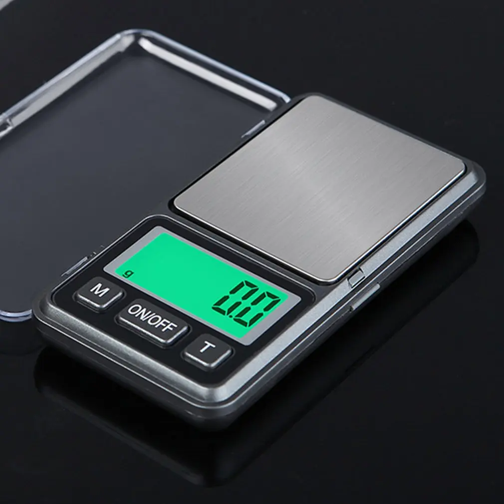 Portable electronic jewelry scale high precision pocket scale Meat Scale Jewelry Lab Carat Powder Scale with Back-Lit