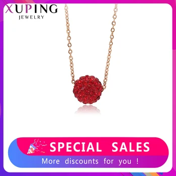 

Xuping Fashion Sweet Little Fresh Top Quality Charm Necklace for Women Jewelry Gift High Quality Promotion 46712