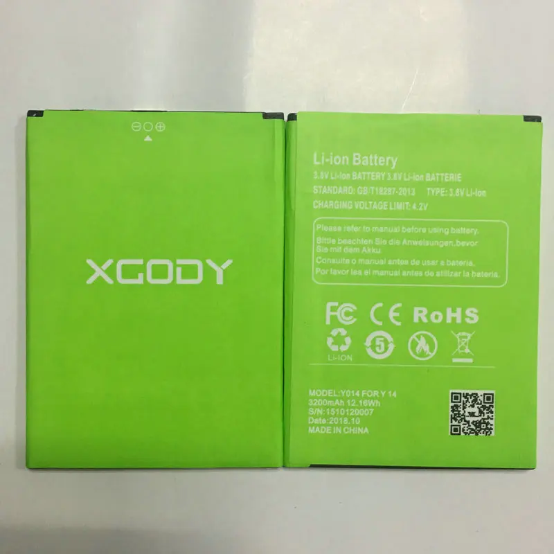 3200 мАч батарея для XGODY Y14 6,0 дюймов Замена перезаряжаемые батареи мобильного телефона протестированы