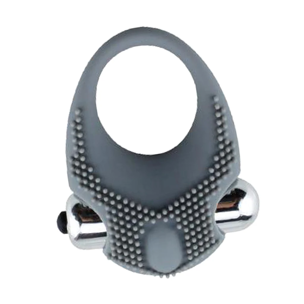 Male Vibrating Delay Lasting Prolong Penes Ring Lock with Particles Testis Suction Licking Stimulator Vibrator Massager Sex Toys