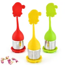 3pcs Santa Clause Shape Silicone Tea Infuser tea Maker Cute Cartoon Tea Filter Tea Supplies