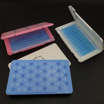 

Mask Storage Button Type Portable Mask Box Waterproof And Cleaning Box For Storing Masks Tool Bag Storage And Organization
