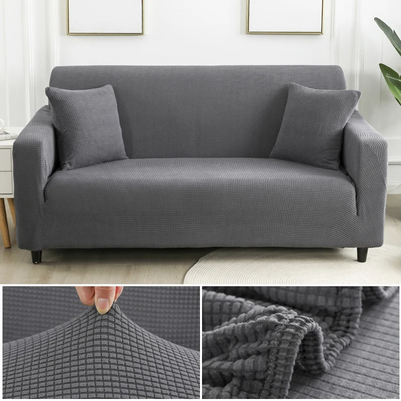 Elastic Slipcovers Sofa Universal Covers for Living Room Stretch Couch Cover Towel Corner 1/2/3/4-seater | Дом и сад