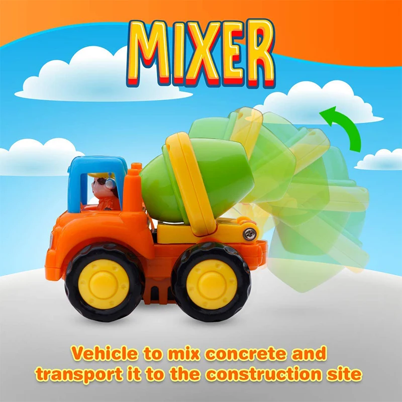

1PC HUILE TOYS 326C Baby Toys Vehicle Mini Dump Trucks Vehicles Toys Model Car For Kid Classic Boys Toy Xmas Gifts