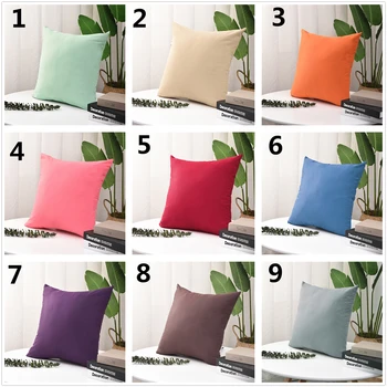 

9 Style Waterproof Pillow Covers Solid Color for Sofa Bed Decoration Outdoor Camping Lumbar Pillow Cushion Cover Easy Clean