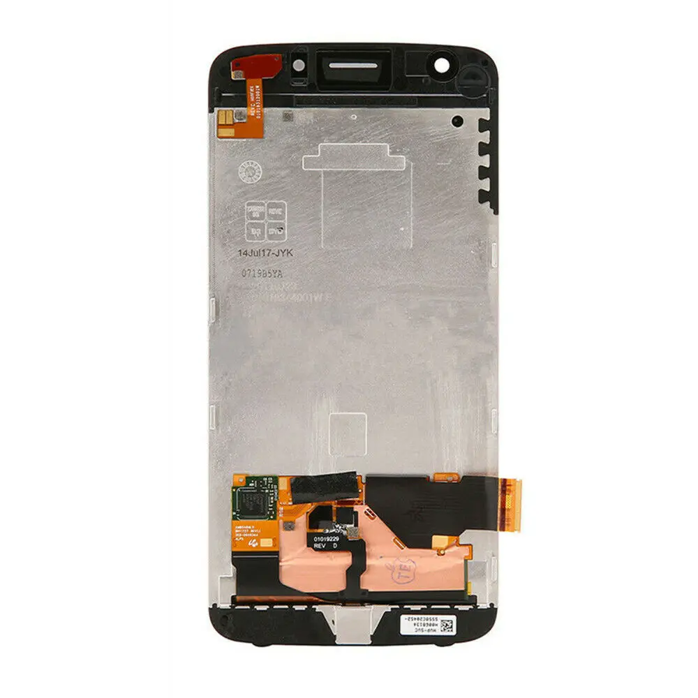 Для Motorola Moto Z2 силы XT1789-02 XT1789-05 XT1789-06 ЖК-дисплей Дисплей Сенсорный экран дигитайзер рамка в сборе