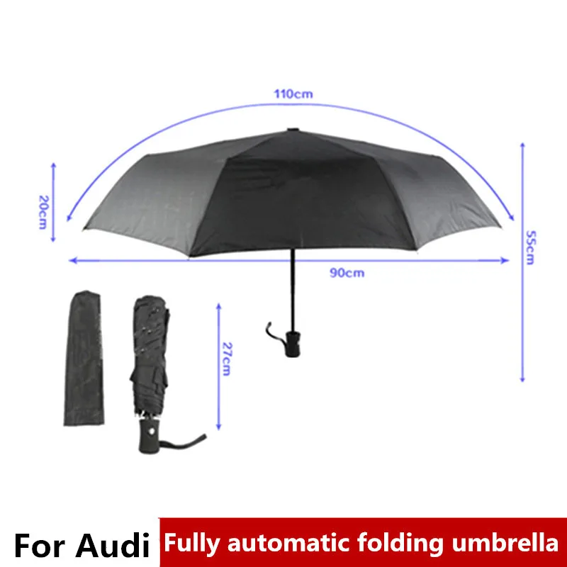 

1pc Wind Resistant Folding Automatic Umbrella For Audi A3 A4 B6 B8 B7 B5 A6 C5 C6 Q5 A5 Q7 TT A1 S3 S4 S5 S6 S8 Accessories