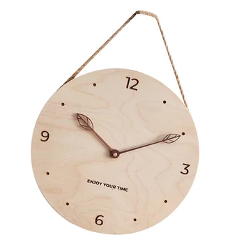 

1Pc Wall Clock Creative Simple Chic Silent Clock Hanging Clock Mute Clock for Office Household Bedroom