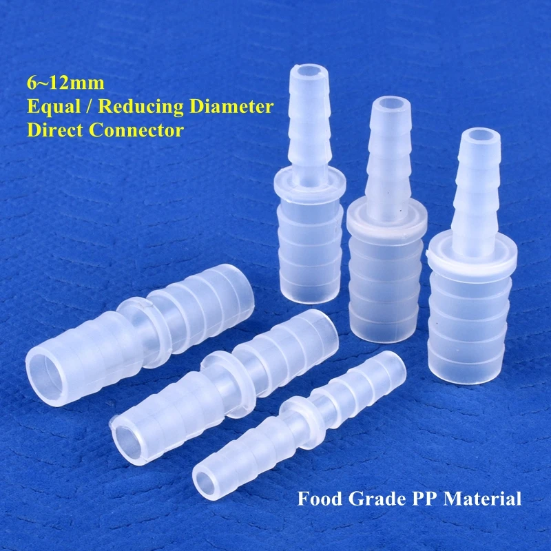 5200Pcs 612mm PP Equal / Reducing Dia Direct Connector Aquarium Fish