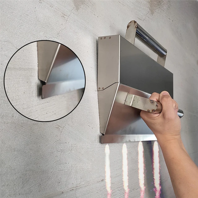 Stainless Steel Wall Plastering Tools  Stainless Steel Scraping Dust  Trowel - Tool - Aliexpress