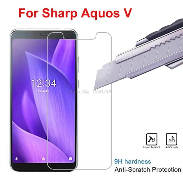 For Sharp Aquos V Tempered Glass 9h High Quality Protective Film Protector Phone Glass For Sharp Aquos V Screen Film 5 9 Inch Phone Screen Protectors Aliexpress